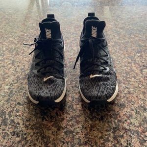 Used black Nike sneakers